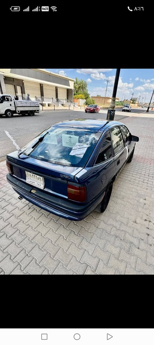 اوبل فكترا موديل 1993حجم 18  كير اوتوماتيك كير محرك شرط سيار بدون ضرار صدر كل شرط تحويل سنوية صاقط سعر 28        *********** كركوك, العراق
