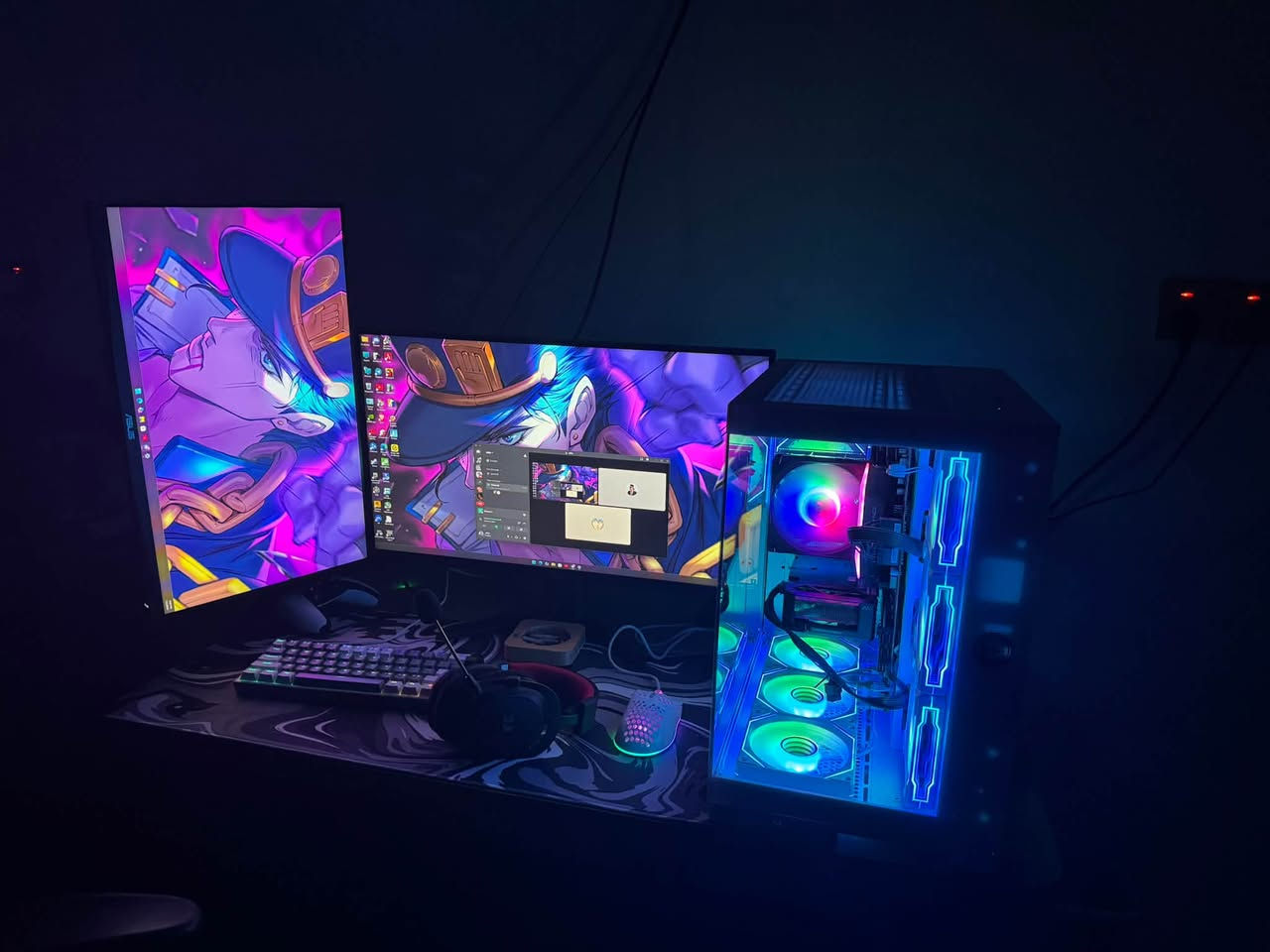 سلام عليكم للبيع بي سي مواصفات

R5 7600X
B650-P msi pro wifi
Ram 16GB ddr5 CORSAIR VENGEANCE 5600MHZ
COOLER S4000
RTX 4060TI 16GB ASUS DUAL
M.2 512GB
m.2 1TB
HDD 1TB
P.S 750W 80+ GOLD THERMALRIGHT PCI-E 5.0

متوفر شاشه 27 msi 180hz 2k
وشاشه لخ asus 24 165 hz
fhd
وكيبورد ريد دراكون ريد سويتج
ماوس zxt
ماوس باد ويو بي اس 2000 اليو بي اس 
ابيع كامل السعر مليونين150
مكاني البياع المواصلات
رقمي***********

نص مكتوب في الصور:
- 9:58 م Baghdad