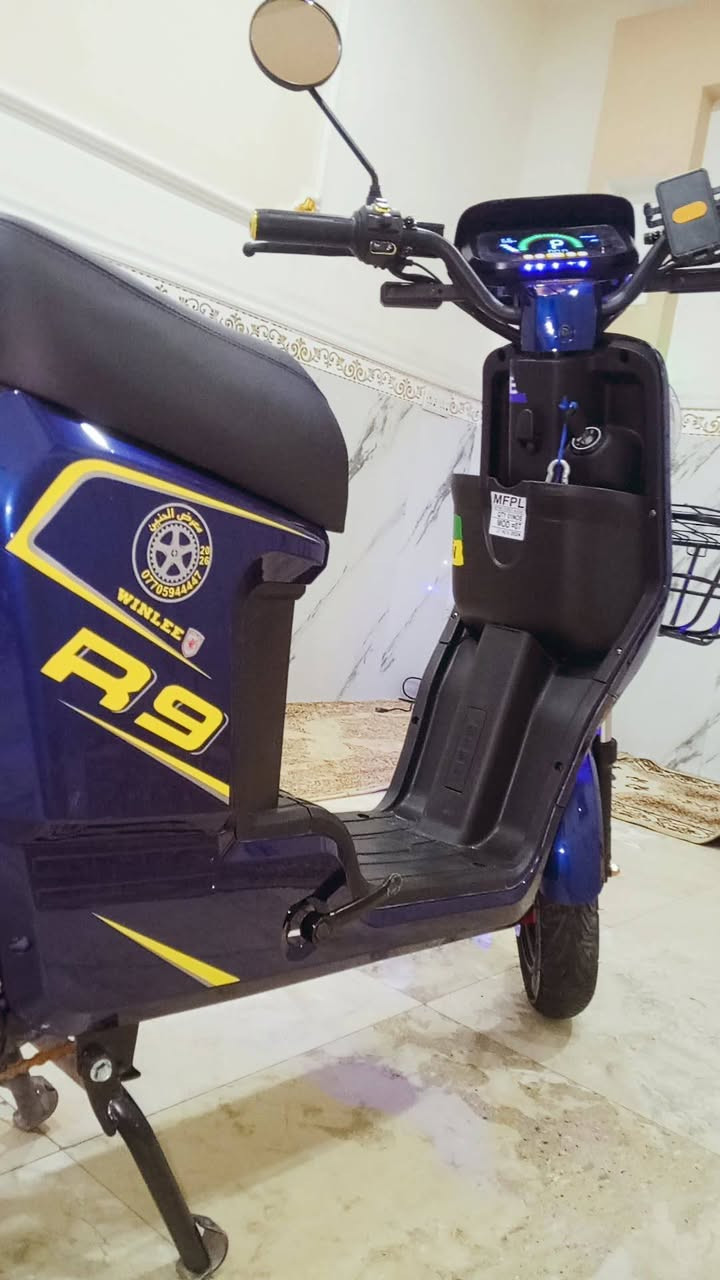 سلام عليكم شباب
دراجه شحن R9 خمس بطاريات موديل جديد وكاله طك جيس مكاتبه ويه سعر 600 بيه مجال الاستفسار المكان بغداد المدينه قطاع 68 في خلف البانزيخانه مال كياره ***********
