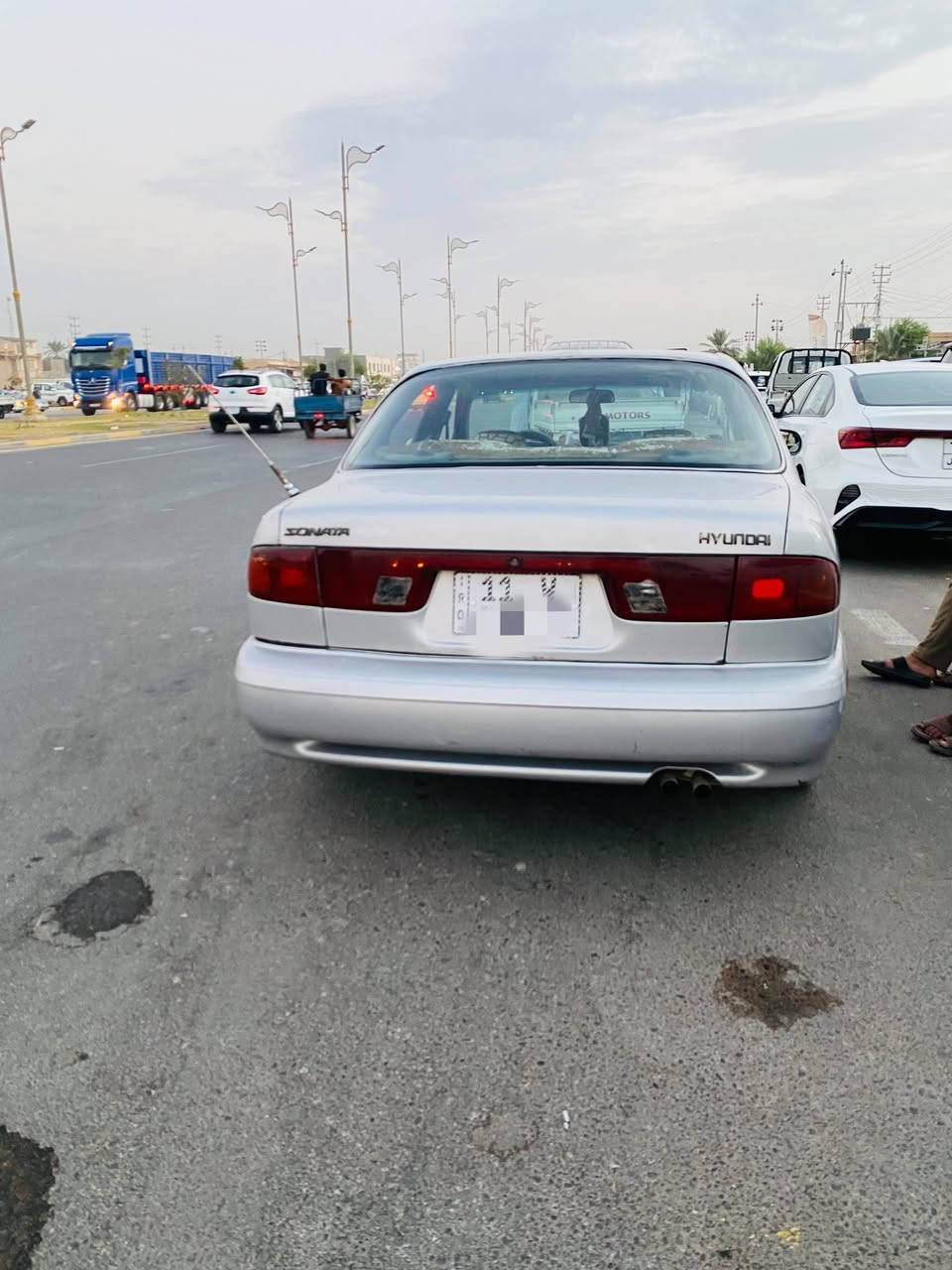 للبيع سوناتا تو 94 بأسمنا شرط التحويل ثاني يوم رقم انگليزي وسنويه 2030 السعر 45 وبيها مجال حگ الجيه للأستفسار ***********
