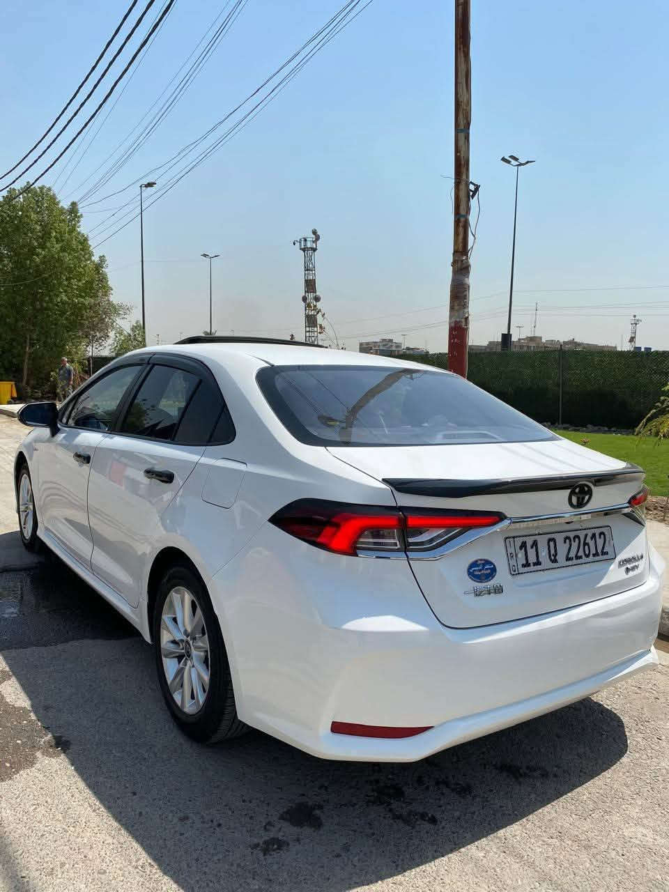 السلام عليكم 
كورلا (2025) هايبرد شكل الخليجي
رقم بغداد 
ماشيه (20000)الف 

المواصفات 👇

🔵محرك 1.8 لتر VVT هايبرد
🔵كشنات جلد
🔵داخل اسود
🔵كير بوكس اوتوماتيك 6 سرع 
🔵دخول ذكي و تشغيل ( بصمة ) 
🔵شاشة apple car play and android auto
🔵كامرة خلفية 
🔴رادار تحديد مسار ومانع تصادم ‼️
🔵 دشبول ديجتال 
🔵تبريد قطعتين 
🔵 فتحة سقف ( سلايد روف )
🔵 لايت أمامي وبروجكتر  LED ‼️
🔵 بك لايت LED‼️
🔵 تحكم ستيرين 
🔵 اوتو لايت
🔵 اوتو هولد
🔵 نظام ABS 
🔵هاند بريك كهرباء 
🔵نظام التحكم بالانارة الخارجية
🔵 اشاير بالمري
🔵حساس ضغط الاطارات
🔵 وضعيات قيادة 
🔵مانع انزلاق

مكان السياره بغداد 

السعر(162$) 
للاستفسار.  ***********
