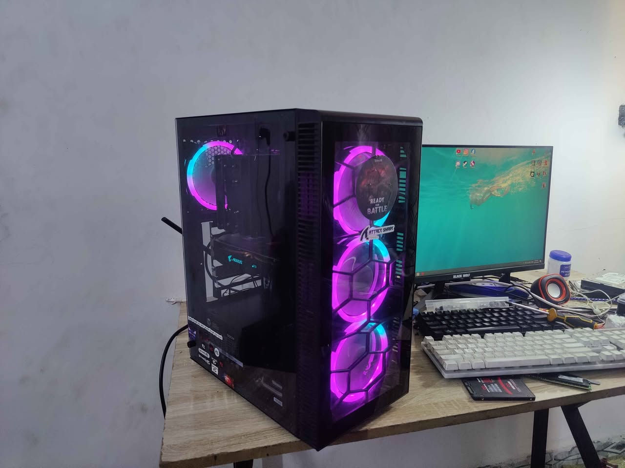 تجميعة • i7 6700 • RX580 8GB