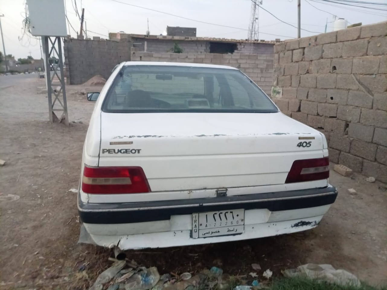 السلام عليكم
بيجو 405 محور كورلا السياره موديل 2010 بيها ضربات السياره ابيع كوم حديد  لاستفسار *********** مكان كوت حي الجهاد.
