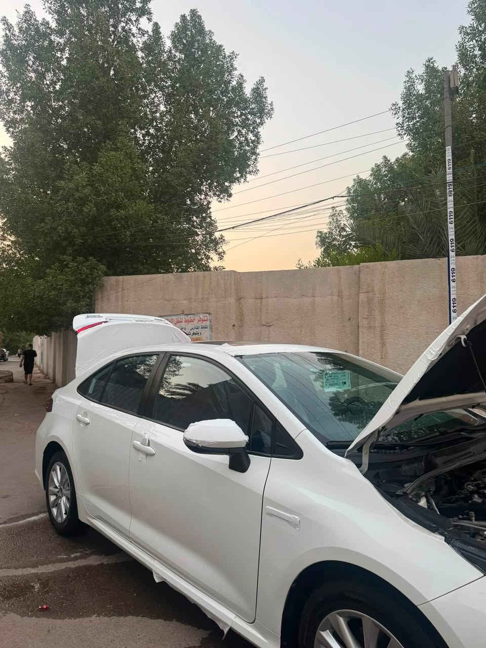 سلام عليكم كورلا هايبرد2024فول مواصفات
داخل احمر
كشن كهرباء
علامه زرقه 
فتحه سقف
رادار
تحديد مسار
كامره خلفيه
جامات اوتو
رقم بغداد
السياره مكفوله من الصبغ والبارد والتبديل
السعر 155$وبيه مجال بسيط
مكاني بغداد زيونه
للاستفسار ***********
