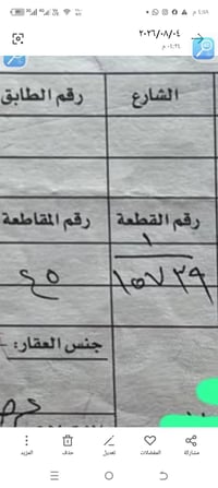 الجيازنه • ٢٠٠م • قطعة أرض