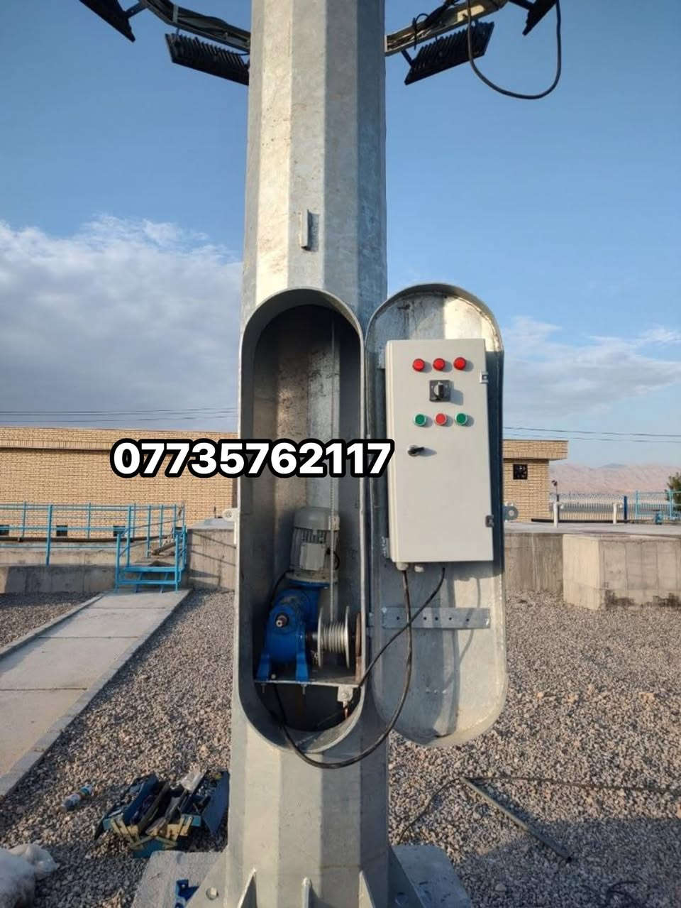 أبراج إنارة عالية • واسط الكوت • خبرة ١٥ سنة