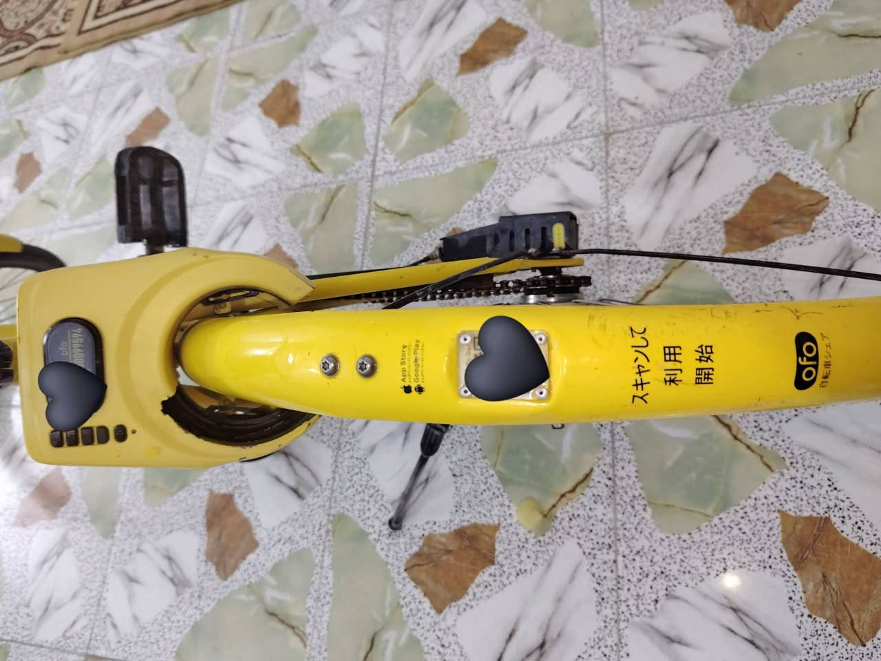 بايسكل ولادي للبيع oFo جديد ونضيف باسكل يحتي عله جرس وكير من 1الى 3  مكينه بلادي وتواير بلادي جوبلس 
بس عوزله كشن  سعر خاص ***********
