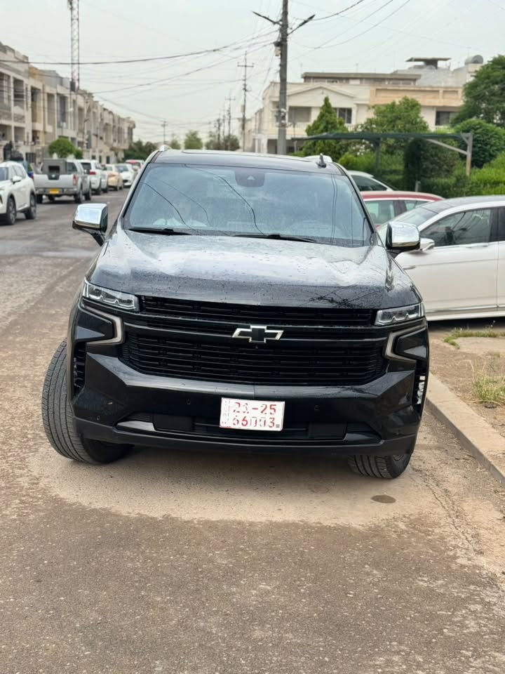 شيفروليه تاهو – Chevrolet Tahoe Premierموديل 2023 | وارد كندي فقط جاملغ امامي صفحة السايق بدون ارباك بدون دواخل 

🌍 المدينة - اربيل
رقم اربيل تحويل ثاني يوم

--------------------------- 
المواصفات
 : فول برايمر فول مواصفات 
🔹 المحرك: 5.3 لتر – V8 (8 سلندر)
:فئة Premier الأعلى
:كير أوتوماتيك 10 سرعات
:كراسي جلد فاخرة كهرباء مع ذاكرة
:تدفئة وتبريد للمقاعد الأمامية
:شاشة لمس كبيرة + عدادات ديجيتال أندرويد أوتو / آبل كار بلاي
:كاميرات 360 درجة
:رادارات ونقاط عمياء
:نظام المحافظة على المسار
:مثبت سرعة ذكي
:فتحة سقف بانوراما
:نظام صوتي فاخر Bose
:تشغيل بصمة ودخول ذكي
:صندوق خلفي كهرباء
:إضاءة LED أمامية وخلفية

عداد كيلو متر 26 الف ميل

للتواصل: ***********
***********1
