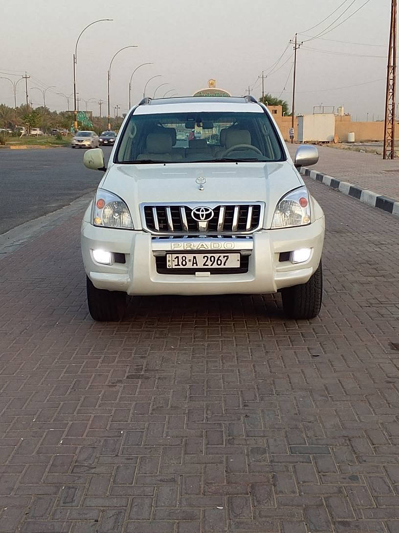 السلام عليكم 
برادو 2009 خليجي فول مواصفات واحد على واحد 
بيها صبغ بنيد وشوية من الجاملغ بدون ضرر داخلي
السيارة نظيفة مابيها نقص مال جناي
كير ومكينة وحدادية وتبريد وتخم تاير مكفولات 
المواصفات 
فتحة سقف 
كشنات جلد 
كشنات كهربائية 
حساس امامي وخلفي.
مري شفط
كامرة دوارة 
ويل كب استيل
مكينة 6 سلندر
7 راكب 
3 قطع تبريد
السيارة فوول مواصفات
سنوية 2031 
رقم بابل الدولي 
السيارة بسامينة 
المكان كربلاء المقدسة .
السعر 138 .
***********
*********** كربلاء, العراق
