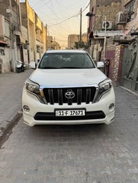 تويوتا برادو TXL 2013 محدث 2017 وارد خليجي  بيها بارد بالباب ورا السائ...