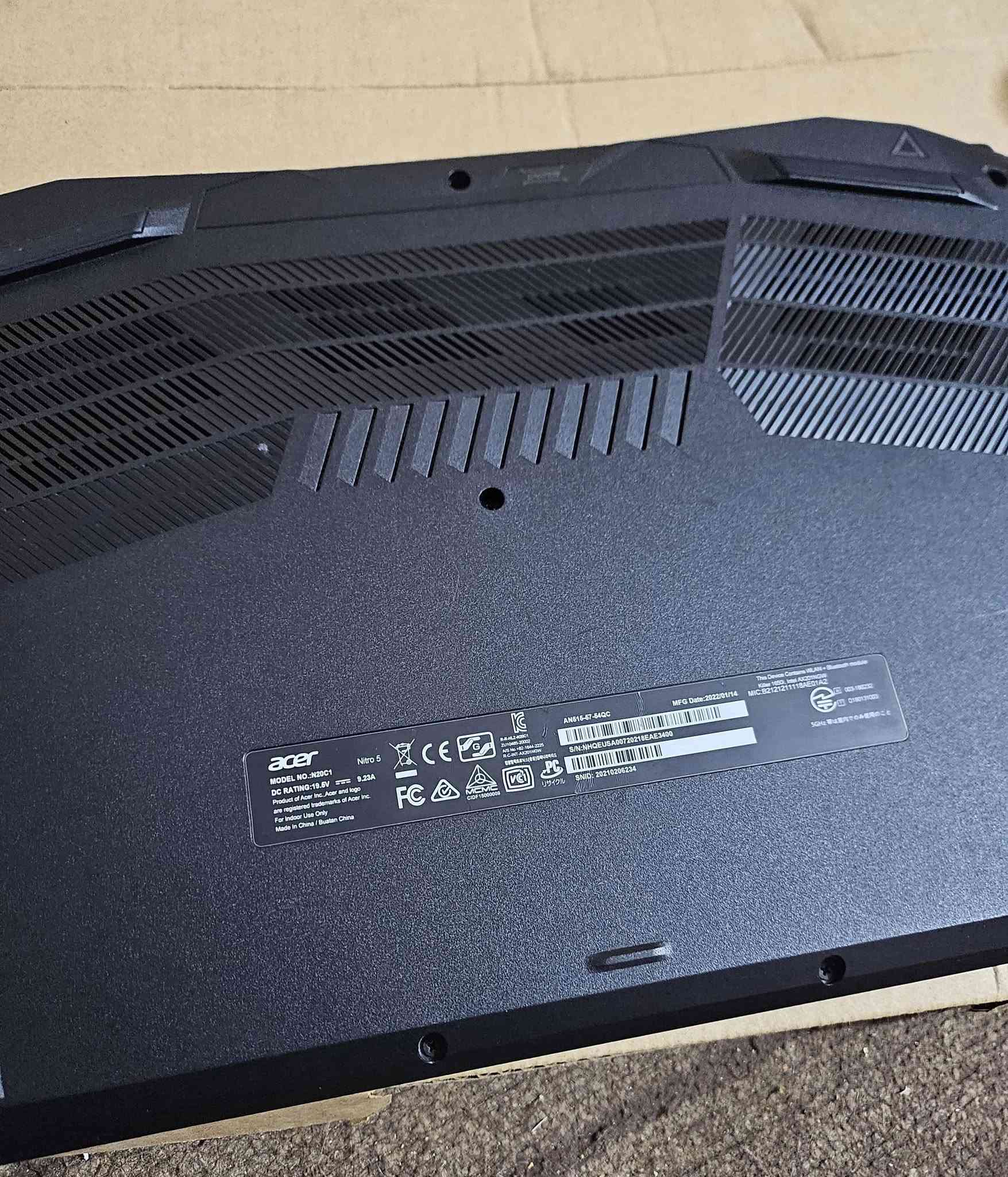 Acer Nitro 5 • RTX 3060 • رام 16GB
