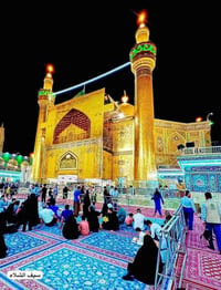 النجف الأشرف • مقبرة وادي السلام • كوستر مكيف