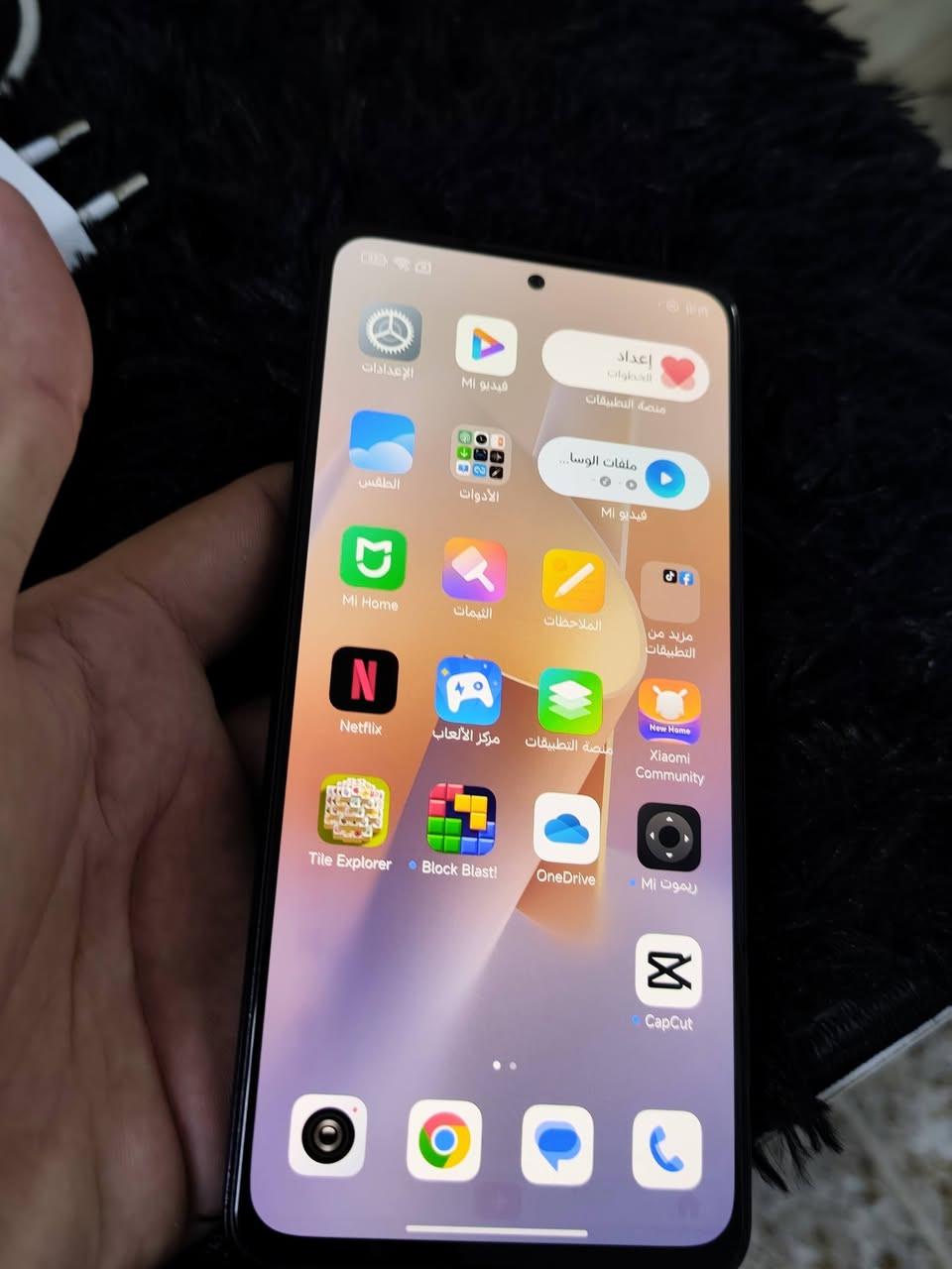 📱 للبيع Redmi Note 12 Pro 5G
🔹 الموديل: Xiaomi Redmi Note 12 Pro 5G
🔹 الرام: 8GB
🔹 الذاكرة: 256GB
🔹 الشاشة: 6.67 إنش AMOLED
🔹 التحديث: 120Hz
🔹 المعالج: MediaTek Dimensity 1080
🔹 الكاميرا الخلفية: 50MP مع OIS + 8MP + 2MP
🔹 الكاميرا الأمامية: 16MP
🔹 البطارية: 5000mAh
🔹 الشحن السريع: 67W
🔹 يدعم 5G
🔹 بصمة جانبية + فتح بالوجه
🔹 USB Type-C
🔹 سماعات ستيريو + Dolby Atmos
🔹 منفذ سماعة 3.5mm
🔹 NFC و IR
✨ الحالة: [جيدة جداً]
🔋حاله البطارية: [ ممتاز]
💰 السعر: [180] الف
📍 المكان: [كركوك شوراو]
للتواصل: [***********]

نص مكتوب في الصور:
- حول الهاتف Xiaomi HyperOS 1.0.33.0.THGMIXM اسم الجهاز Redmi Note 12 Pro التخزين 32.7 ج.ب / 256 ج.ب إصدار نظام التشغيل 1.0.33.0.THGMIXM إصدار Android 13 TKQ1.221114.001 تحديث أمان نظام Android 2025-12-01 المواصفات والمعلومات التفصيلية النسخ الاحتياطي والاستعادة إعادة ضبط إعدادات المصنع