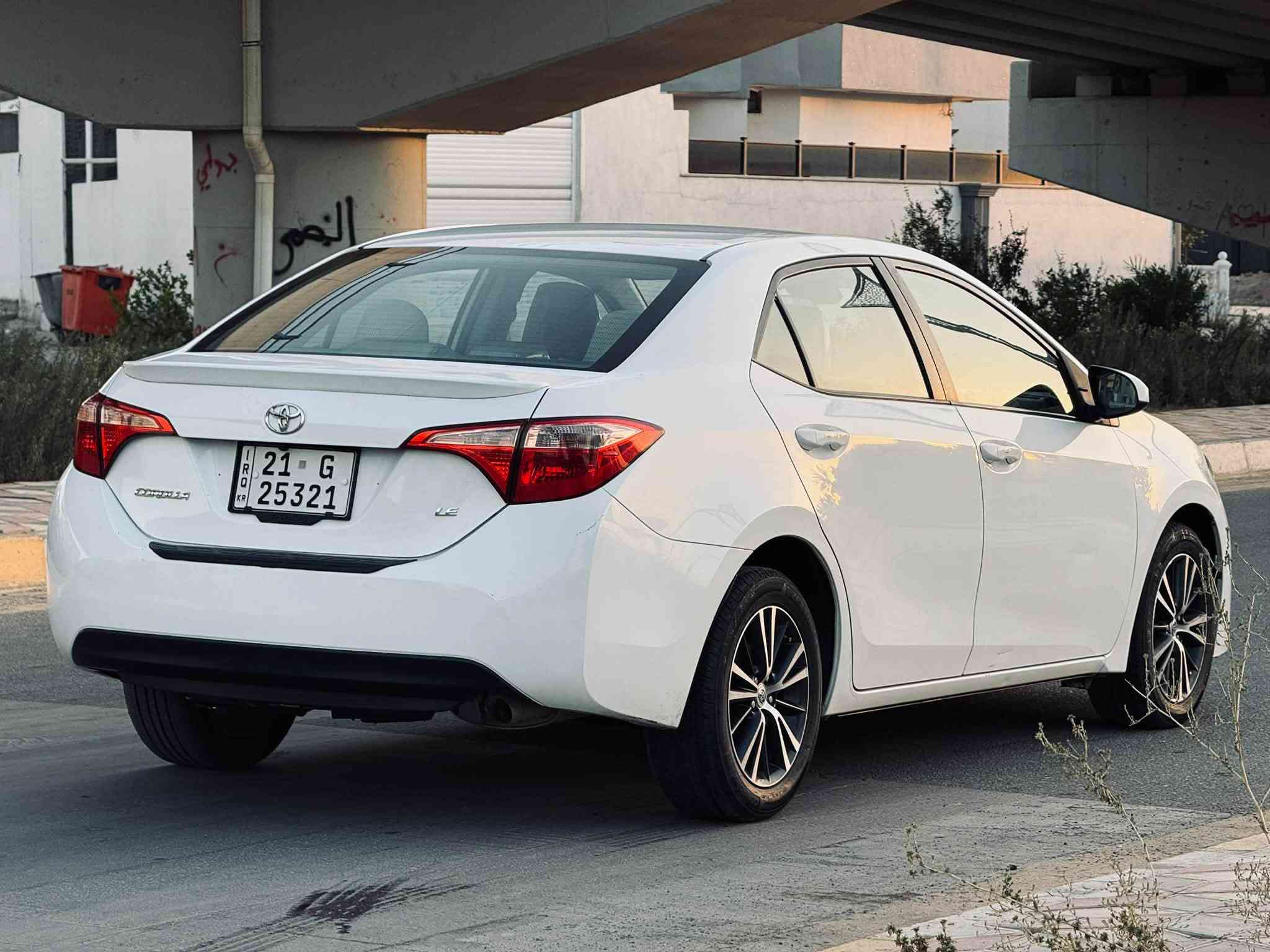 كورلا 2017  COROLLA
   كليـــــن تايتل ✔️
   أبيض ثلجـي ✔️

المواصفات
- تحكم سترين جهتين
- تثبيت سرعة
- تبريد بيانو 
- تبريد ثلج 
- رادارات
- حجر بيئه 
- بلاجكتورات
- ويل كروم
- طخم تايرات جديد
- ⁠محرك 18 دوش المرغوب
- ⁠ماشي 91 الف ميل 
- سنويه لـ 2029
- ﻿تحديد مسار طريق
- ﻿﻿قيادة ذاتيه
- ﻿﻿قرائة علامات الطريق المرور
- ﻿﻿كيجات ديجتل
- ﻿﻿كامره خلفيه دوار
- ﻿﻿لايت زينون عالي ناصي
- ﻿﻿بروجكتر لد زينون
- ﻿﻿حساس اطار
- ﻿﻿حساس مطر
- ﻿﻿مانع انزلاق
- ﻿﻿ايفو مود
- ﻿﻿مود درايف
- ﻿﻿تحكم الستيرن كامل
- ﻿﻿ويل كب 
- ﻿﻿رقم سليمانيه
السعر : 152 بيه مجال 
العنوان : كركوك
رقم الموبايل : ***********
