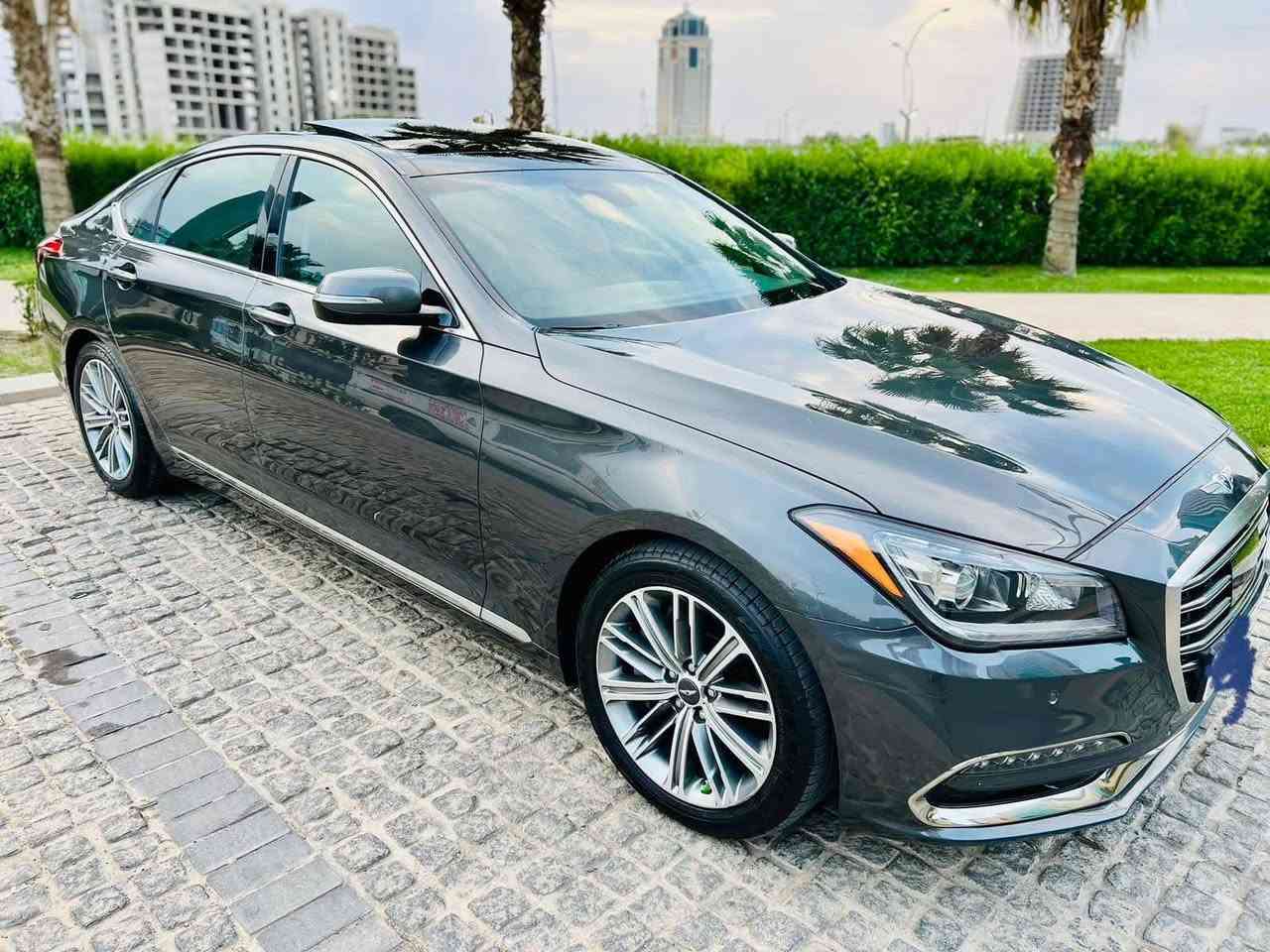جينيسس G80 برستيج 2018
رقم دهوك النكليزي الجديد
محرك 3800 ستة سلندر
السعر 200 وبيها مجال
فول مواصفات
…………………….

مواصفات البرستيج معروفة
-بصمة ابواب امامية
-علامة Genesis ضوئية بالارض
- كشنات جلد
- كشنات امامية تحكم كهربائي
- كشنات تدفئة تبريد
-كشنات خلفية تدفئة
-تدفئة ستيرن
-ذاكرة كشنات
-لايتات زينون
-مرايات شفط
-هيتر مرايات
-تعتيم المرايا الجانبية
- شفتات ستيرن
-بردات خلفية بلاد
-بردة خلفية كهرباء تنزل ويه البك
- ٣ وضعيات قيادة
- سايد بريك دكمة
-شاشة جبيرة لمس مع ابل كاربلي واير قطة عمياء و تحذير عند الاستدارة
-حساسات امامية خلفية ورادار توقف ذاتي
-ستيرن هزاز للتحذير 
- وبعد هواي مواصفات تجي و تشوفه.

- مكاني واسط

***********
