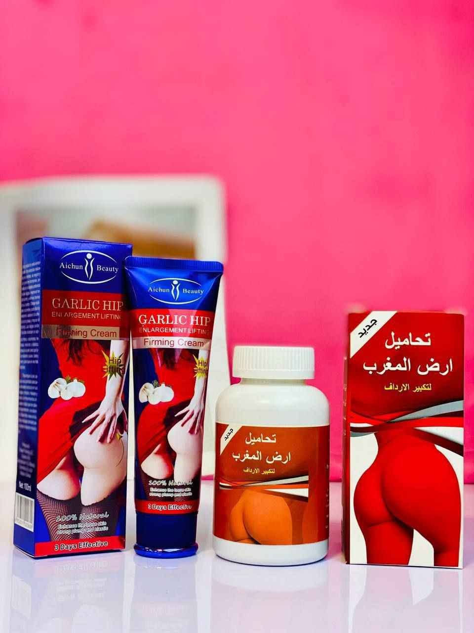 مجموعة القوام المثالي لتكبير وتنسيق الأرداف ✨
احصلي على مظهر ممتلئ وجذاب مع المجموعة الفعالة:
 * كريم الثوم (Aichun Beauty - 100 مل): لشد، رفع، وتنسيق منطقة الأرداف.
 * تحاميل أرض المغرب: لزيادة حجم ونفخ المنطقة بفعالية وسرعة.
📲 للطلب والاستفسار، راسلونا عبر الرسائل مباشرة!
*********** حلة, بابل
