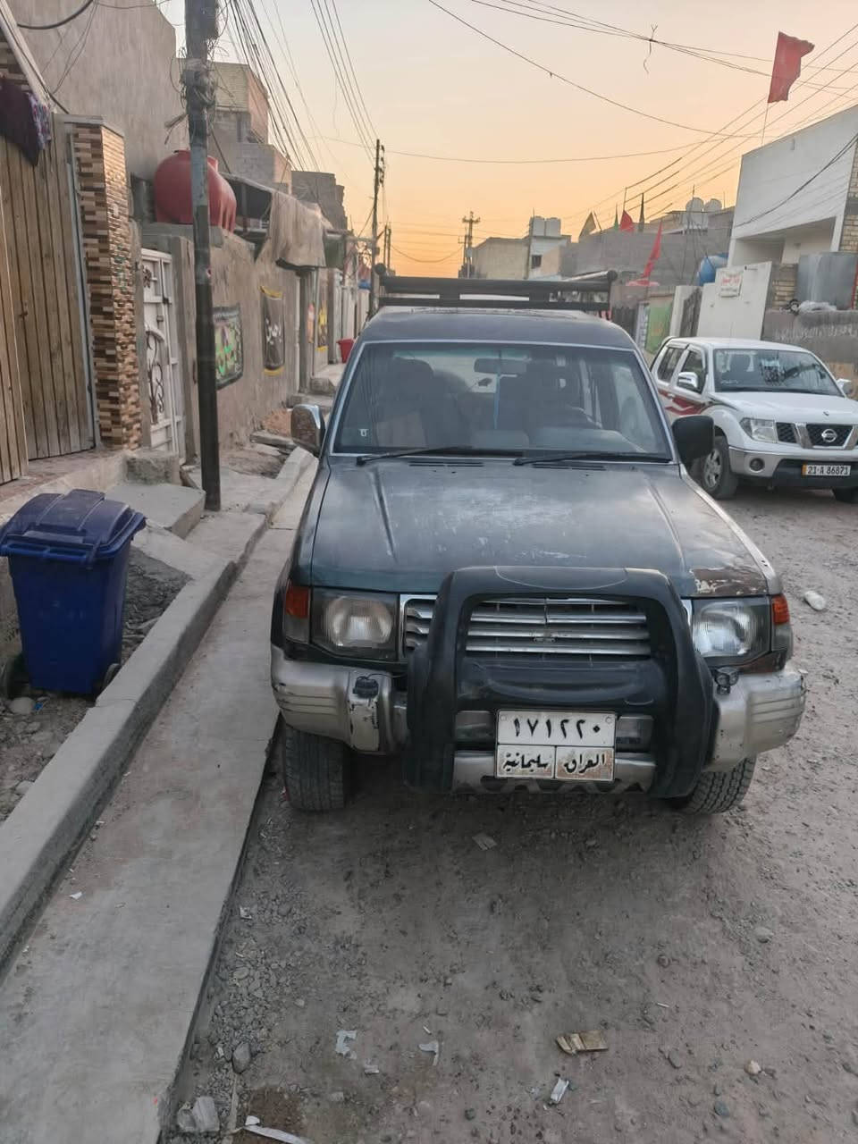 سياره باجيرو موديل ٩٢ رقم سليمانيه وكاله اسويلك مكان بغداد البلديات تقاطع الكهرباء السعر ٣٥رقم ***********مكلف بلنشر

