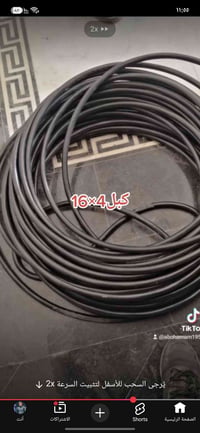 يتوفر  كيبلات الفنار السعودي  مستخدم من حجم  4×10 الى 4×150 مستخدم نضا...