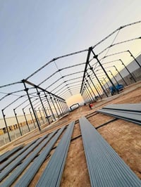 جملونات • هياكل حديدية • تركيب سريع