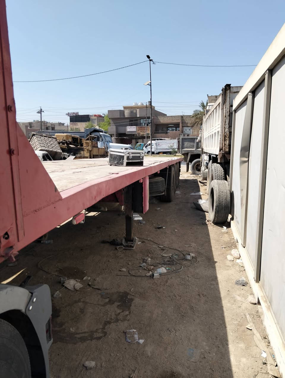السلام عليكم عربانة فلات شمتز دسك بريك تخم تاير للبيع المكان بغداد حي اور السعر 30 ورقة ***********
