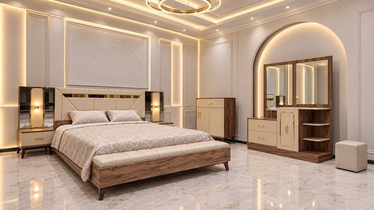 موديل يلفا • ١٠ قطع • سرير مخزن