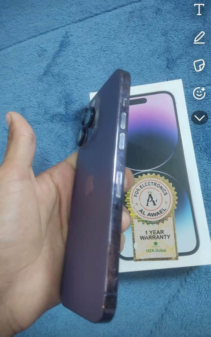 آيفون 14 برو ماكس • ٢٥٦ غ.ب. • كفالة