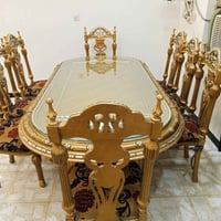 ميز طعام • زان مصري • ٨كراسي