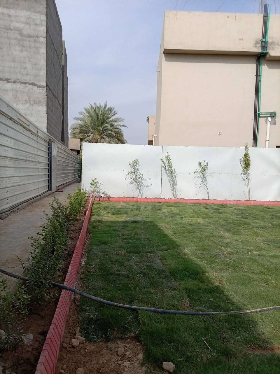 حديقة منجزة • قرب جامع السلام • تنسيق حدائق