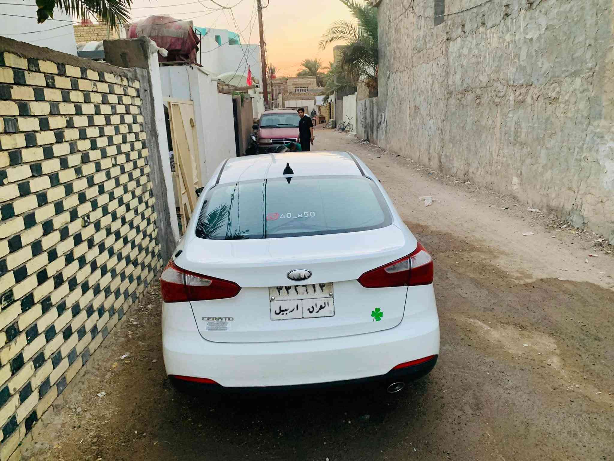السلام عليكم ‏كيا سيراتو خليجي مديل ١٣شكل ١٥  ويل كب ٥ تخم تاير باتري   جديد حداديه ٨٠ بلميه السيارة جاهزة ￼.     مكينة كير تبريد ثلج ⛄️ مواصفات السيارة تحكم جهتين ‏أوحاكيه تبريد خلفي￼. السيارة بيه باب بارد وكارتات  جاملغ جهت السايق ربع صبغ  ￼شويه حالوب  بل قماره خفيف السيارة بسم كردي السعر ١٠٩وبيه مجال العنوان النجف كوفه.      ***********

نص مكتوب في الصور:
- 40_a50