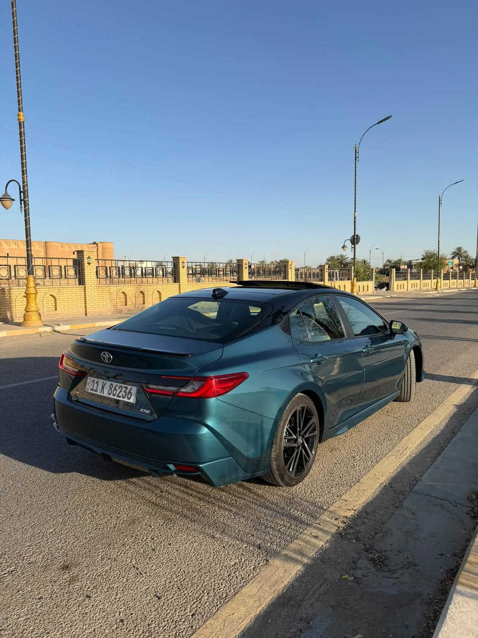 تيوتا كامري xse 💙

للبيع فقط بدون مراوس!!

موديل :2025 

الون : فيروزي تو كلر بلادي 
الممشى : 33 الف فقط 
حجم المحرك : 2500هايبرد

الفئه :xse تو كلر بلاد 

: المواصفات 

- بنوراما
- كشنات جلد
- ⁠كشنات تدفئه 
- شفتات ستيرن
- ⁠ستيرن تدفئه
-نقط عمياء 
-تشغيل عن بعد
-تبريد قطعتين
-كشنات كهرباء 2
-شاشه جبيره 
-شفتات ستيرن
-ويل 19 بلادي
-كامره اماميه 
-شاحن واير ليس

وباقي المواصفات المعروفه 

رقم بغداد بسمي الشخصي 

حادث السياره / بنيد مصبوغ + تعديل بارد بسيط بجاملغ ايرباكات اماميه طاكه صفاحه موس خشم الشاصي اليسره مسحوب فقط بدون صبغ او معجون بشرط بارد فقط
صور الحادث واتساب

السياره جاهزه بالكامل معايزه مصرف دينار  نو مسج و بشرط السونار 

السعر 218 بيه مجال للشراي 

رقم الهاتف الشراي يتصل ***********
