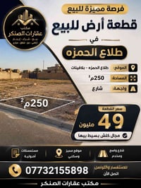 طلاع الهمزه بلافيينات • ٢٥٠م٢ • مستمسكات أصولية