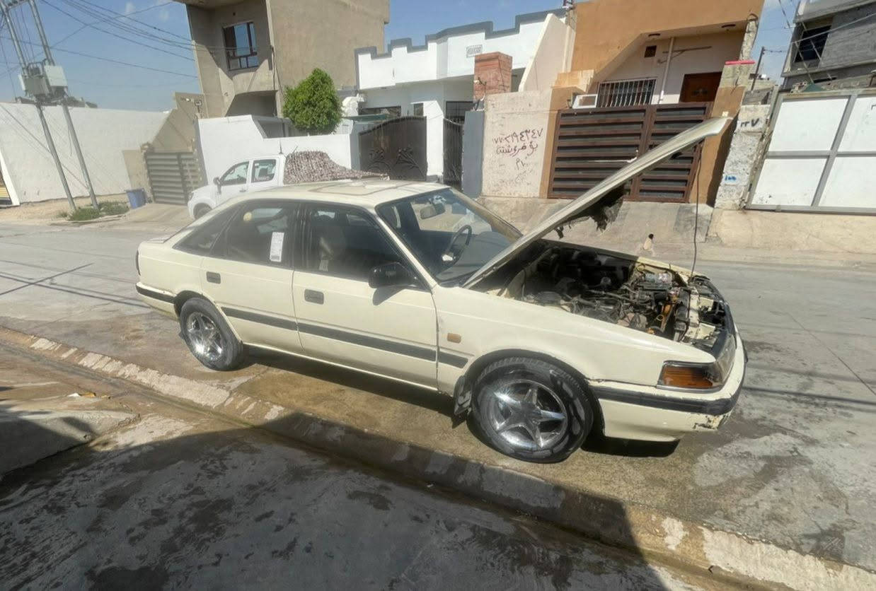 سلام علیكم (مازده 626 مودیل 1991) 8و بخ كیر و محرك ب شرط اوتوماتیك جامات كهرباي سقف سلاید رقم كركوك سیارة ماشاالله نضیف تجي تشوفە احلا من صورة سیارة ب شرط تحویل  رقم كركوك  شراي خابر مكاني كركوك *********** كركوك, العراق
