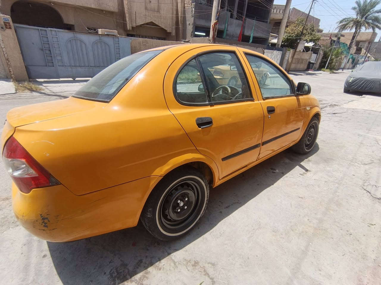 سلام عليكم شباب طيبة موديل 2018سيارة جاهزة من كلشي محرك و كير صدر تخم تاير كلة جديد سيارة بسمي مصفرة رقم بغداد مكاني حي الجهاد ***********
