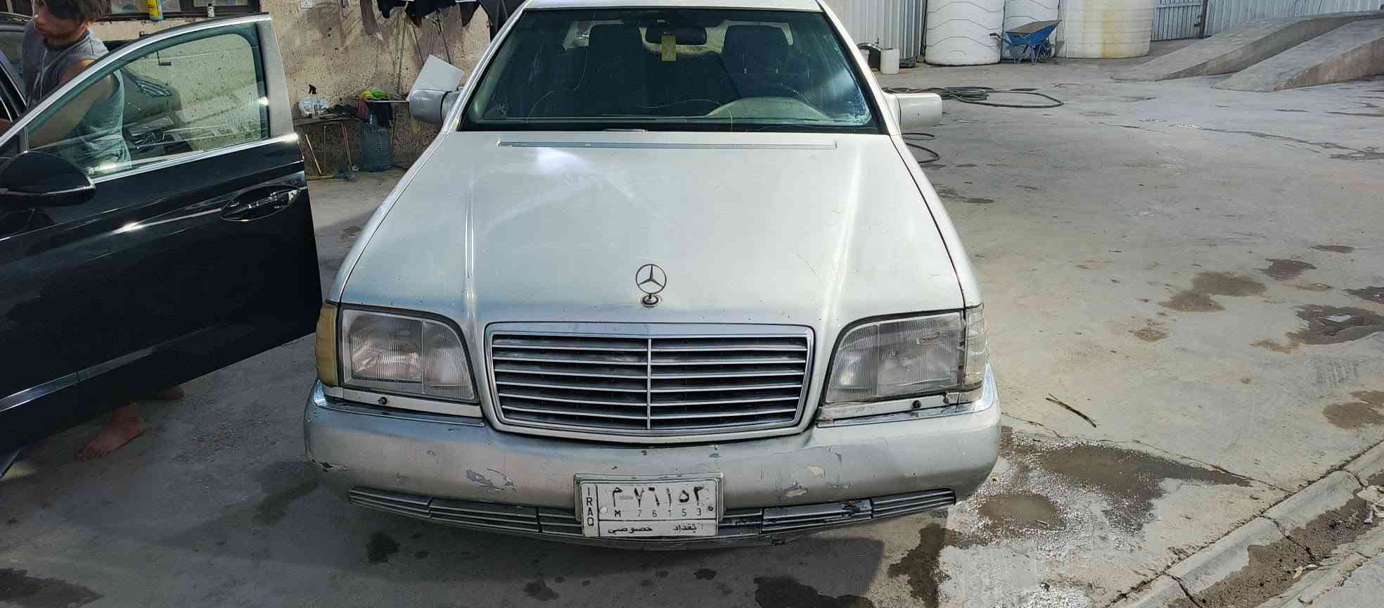 مارسدس شبح حجم 320  S  البيع الون رصاصي موديل 91العنوان بغداد الدوره عرب جبور *********** محرك بلادي صدرجديد
