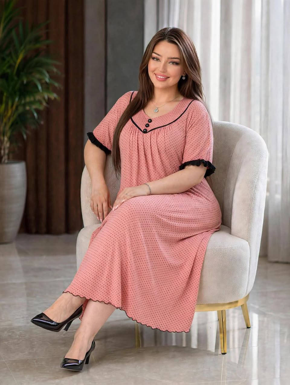 قماش زبدة • 3XL-6XL • السماوة