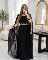 قفطان شيخة • ٣ قطع • مقاس ٦٠-١١٠
