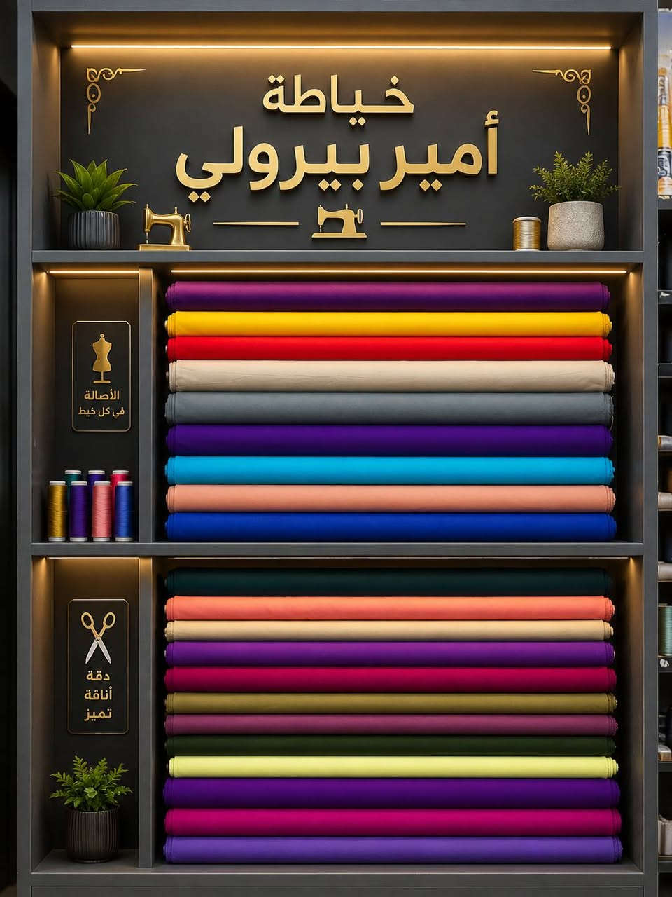 ✨ إعلان مميز | خياطة أمير بيرولي ✨
​✨ أناقتكِ وتفصيلكِ .. بلمسة إتقان لا تُضاهى! ✨
​تعلن خياطة أمير بيرولي عن توفر أجود وأرقى أنواع الأقمشة والموديلات، لتلبية كافة احتياجاتكِ اليومية والمهنية والدراسية بأعلى جودة وأفضل خياطة.
​💎 جديدنا ومتوفر لدينا حالياً:
​👩‍⚕️ القطاع الطبي: قماش أبيض فاخر للـ (لابكوت الطبي)، بالإضافة إلى أرقى أنواع السكرابات الطبية.
​🎓 الزي المدرسي والجامعي: أجود أقمشة الصداري، وتفصيل خاص لـ (زي التخرج) لإطلالة مميزة.
​👗 الأزياء النسائية: تشكيلة رائعة من السوتات العصرية، الكيلوتات، والبناطيل النسائية بمختلف المقاسات والقصّات.
​📍 العنوان:
خانقين – مجمع شاكر رضا – الطابق الثاني
​📞 للتواصل والاستفسار:***********
واتساب
​✨ أهلاً وسهلاً بكم.. ثقتكم سر نجاحنا! ✨
