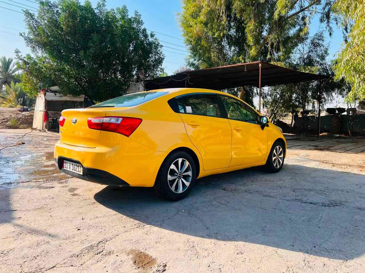 كيا ريو  خليجي موديل 14  مكينه 1600 رقم إنكليزي بأسمي مكينه جديده كير مامفتوح تبريد ثلج نضام ايكو منضومة غاز سنويه 2031 سياره ماناقصه شي السعر 85 الرقم *********** رقم بغداد مكان السياره بابل
