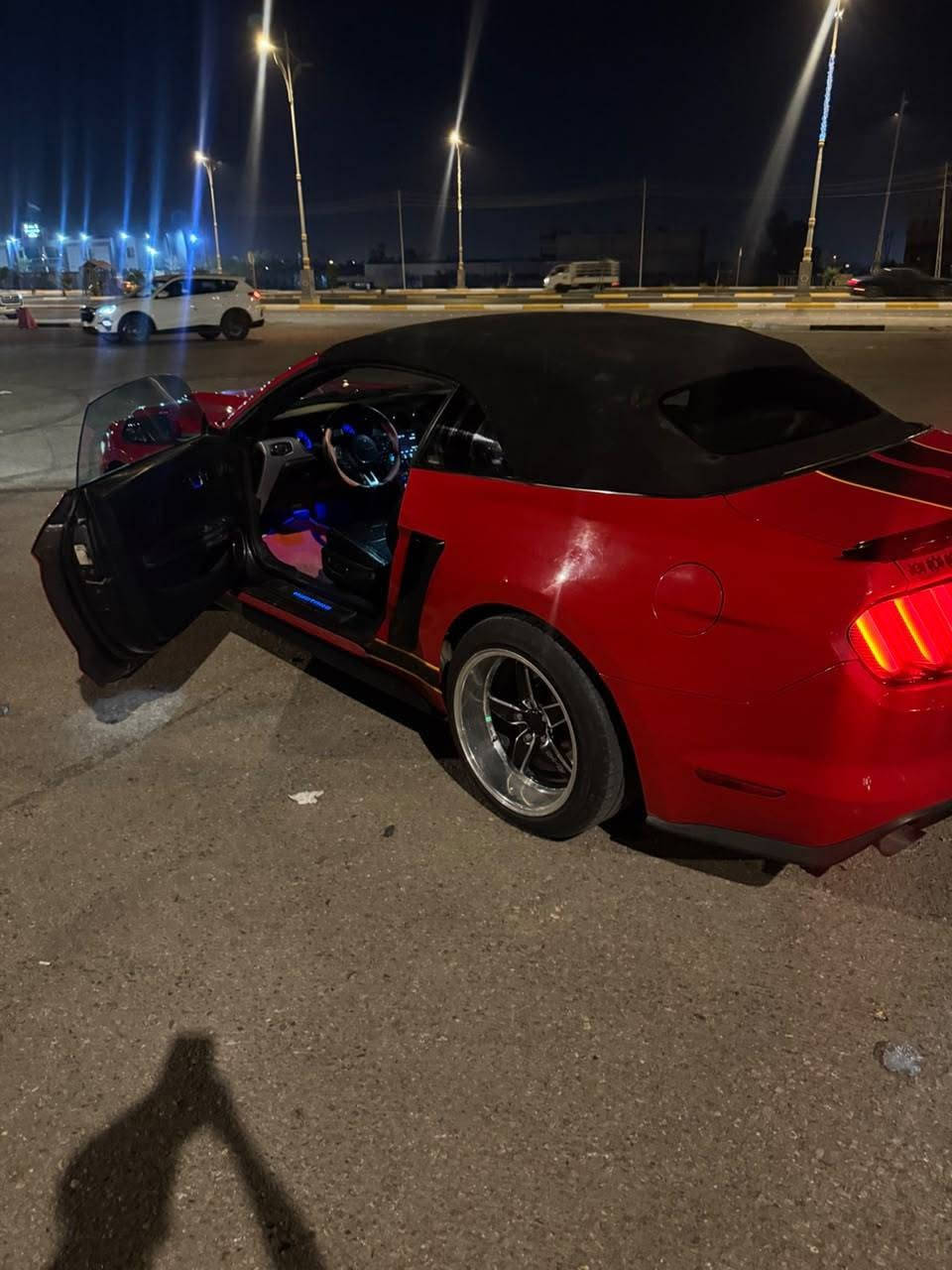 السعر 100 الاستفسار*********** موستنك  2017 تغير الون بدون ضربه السياره مكينه كير مكفولات حداديه جديده ويل رياضي  تخم تاير جديده تبريد ثلج السياره جديده وجاهزة بمعنى الكلمه رقم نكليزي تريد تحويل تريد وكاله مكان السياره كربلاء
