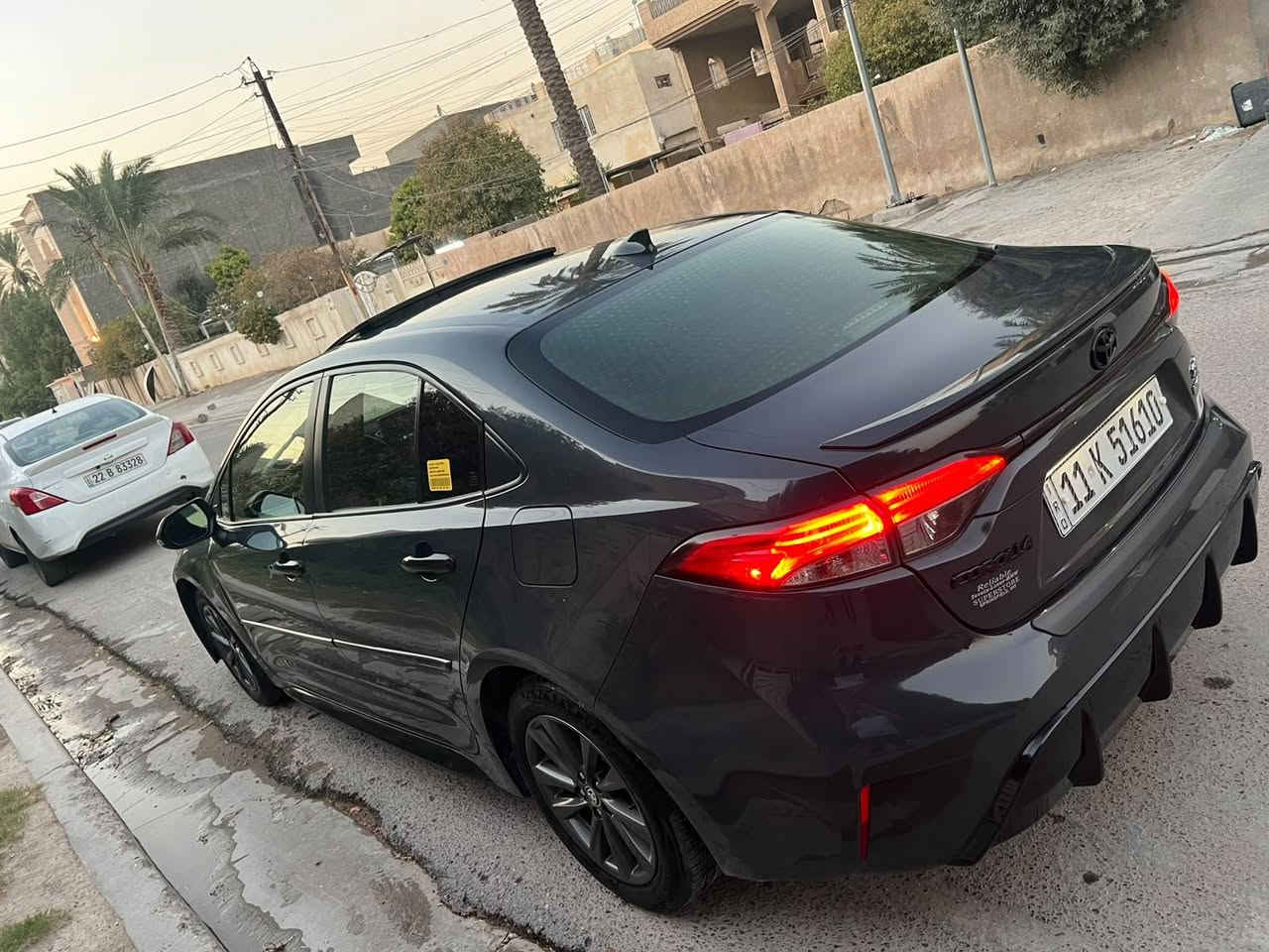 TOYOTA COROLLA  HYBRID SE 2023
تويوتا كورلا هايبرد 2023
المسافة المقطوعه 64 الف
اللون :- سمنتي 
الموديل 2023
المحرك 1800cc
الحادث : فقط بنيد مبدل
            👇👇👇
فتحة كرستال ثلاث حركات 
شاشة كبيره انفكيشن. 
رادار امامي 
 مانع تصادم
تصحيح مسار
مانع انزلاق
تحديد مسرب .
نقطة عمياء .
مثبت سرعة
هاند بريك كهربائي 
كاميرا خلفيه
كراسي مخمل 
طارة مدفية .
كراسي مدفية
بصمه أبواب
بصمه تشغيل
تحكم ستيران
شاحن وايرلس 
ويل قياس   17..
اضويه اماميه زنون LED
كشافات ضبابي LED 
اضويه خلفيه LED
حساسات خلفيه 
نظام GPS+ خرائط 
3 انظمة قياده Sport /ECO / Normal
كندشن مركزي امامي  
بلوتوث 
مدخل AUX + USB
السيارة احلى من الصور  
العنوان بغداد العامرية
السعر : 160 وبي مجال  
***********
