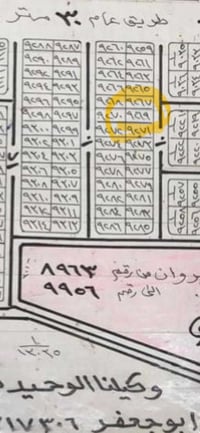 مربع الـ٩ ألف • ٢٠٠م • طابو صرف سكني