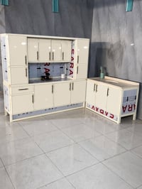 ٣ قطع • كاونتر مترين • سنك مرمر متر و٢٠