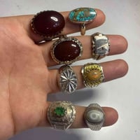 خواتم • احجار اصلية • صياغة يدوية