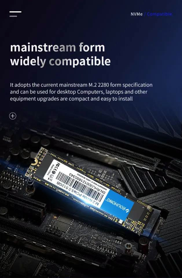 ٥١٢ جيجابايت • NVMe M.2 • جديد