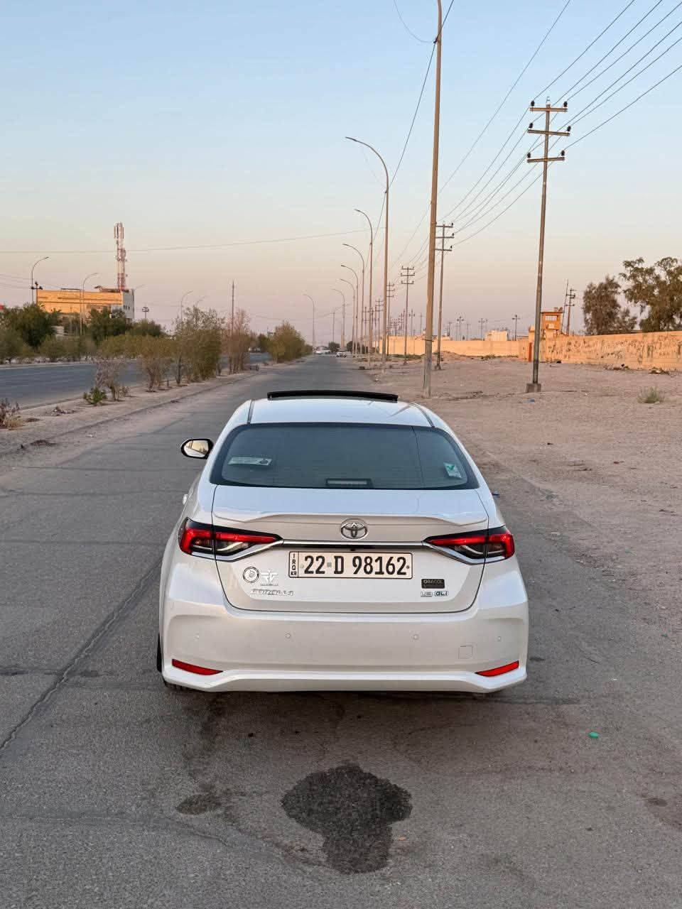 تويوتا كورولا 2024 خليجي (ياباني أصل)
SAS وكالة
كير محرك تبريد مكفول

المواصفات:
• بانزين 1800
• فتحة سقف
• بصمة
• دخول بدون مفتاح
• حساس أمامي
• حساس خلفي
• إشارات بالمراية
• محرك بانزين فقط
• كامرة خلفية دوارة
Apple Car Play     •
• أنظمة قيادة
• تحكم ستيرن فول
• جام أوتو
• مانع انزلاق
LED نهاري   •
• باقي مواصفات شركة SAS معروفة

حالة السيارة:
• ماشية 100 ألف كيلو متر فقط
• سيارة كفالة من الضربة والتبديل والبارد والفتح
• يوجد بيها فقط صبغ بداير جاملغ خلفي
• وشبر  صبغ باب خلفي أثر طخة بسيطة

معلومات السيارة:
• رقم أربيل الجديد
• تحويل أو وكالة
• موقع السيارة: البصرة

💰 رايدها ب 173 وبيها مجال بسيط

📞 لأستفسار الاتصال على الرقم، متوفر واتساب:
***********
