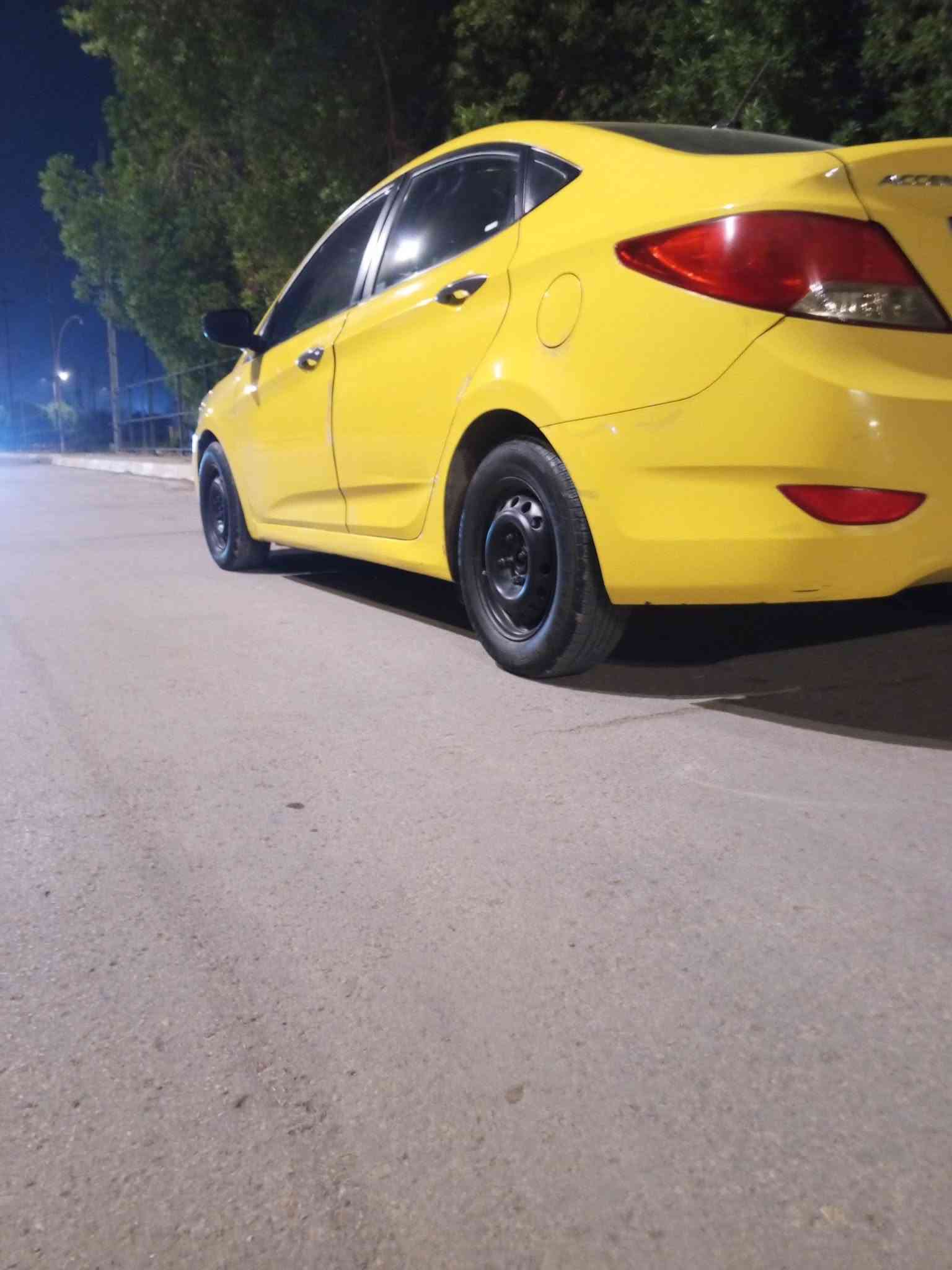 اكسنت ٢٠١٥ • ضربه جهة السائق • بابل