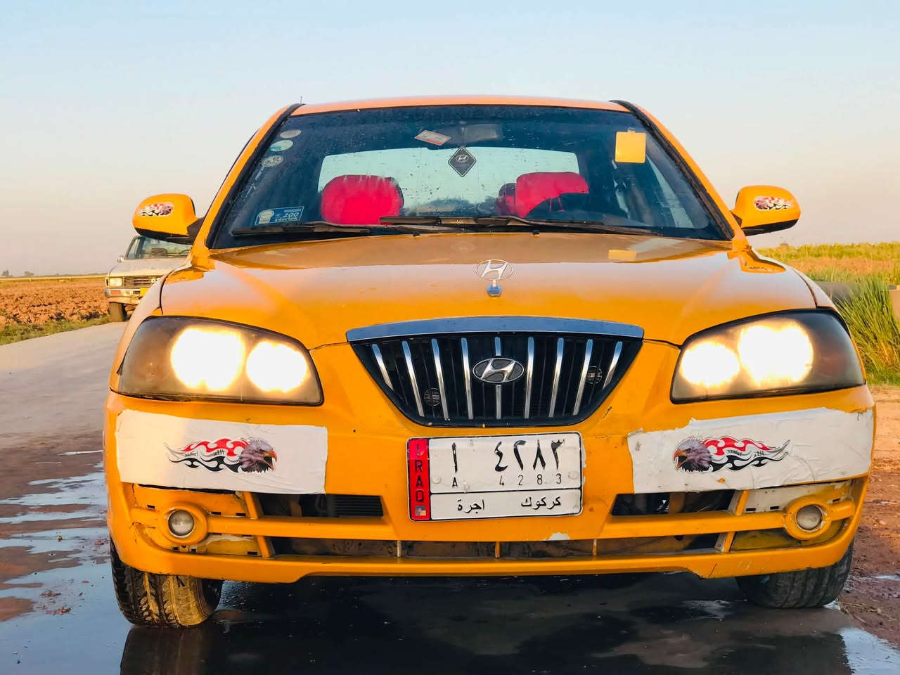 السلام عليكم
سياره الانترا 2006

رقم كركوك كير عادي 

كير ومحرك شرط

تبريد ثلج وتدفئه 

غرامات ونغابه مصفره 

منضومه غاز ودفتر بانزين 

مكان ناحيه الرياض 

للستفسار 

الاتصال:***********
