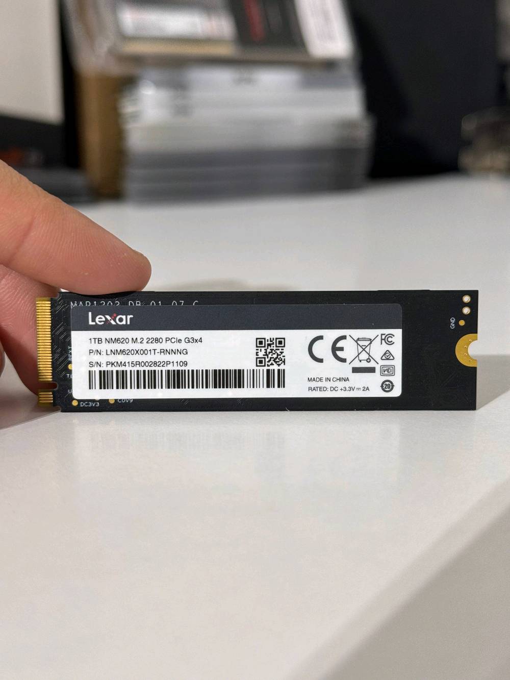 Lexar NM620 M.2 (1TB) GEN3 3500MB/S

مستخدم اسبوعين 
الصحه ١٠٠٪؜ 

السعر 145 الف