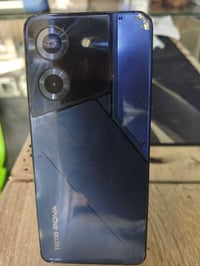 تكنو بوفا 5 الذاكره256 جهاز نظيف بشكل بس مبدل شاشه اصليه  السعر 125 لت...