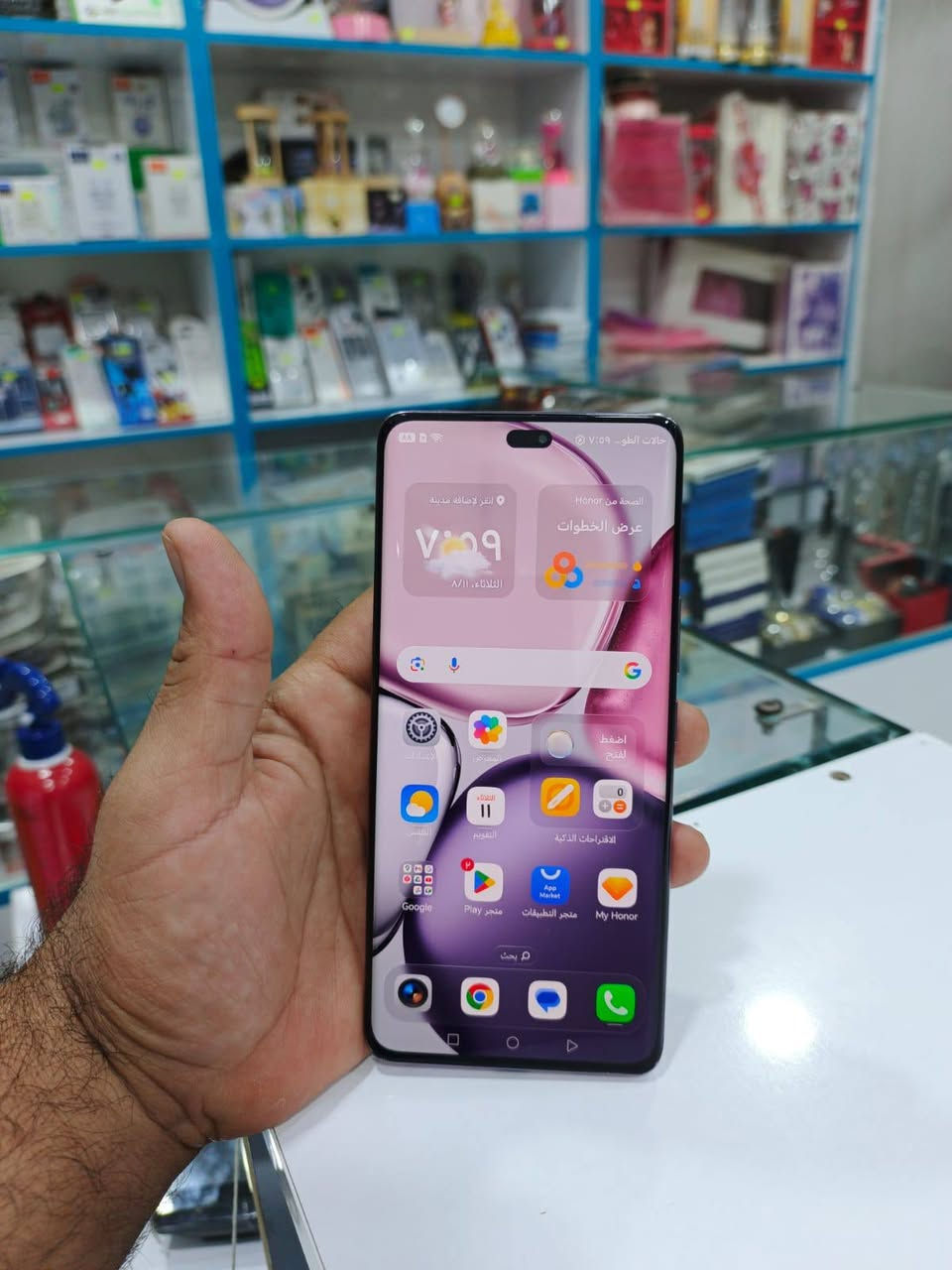 هونر X9C للبيع او المراوس 
مكفول من كلشي ما داخل صيانه تفحص وين ميعجبك
لمعرفة السعر اتصل
العنوان عباسيه بدايه شارع جامع الامام الرضا 
السعبري للموبايلات سيد ميثم 
***********
إشارة إلى الأصدقاء 󱢏
@
